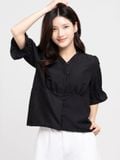  Áo kiểu nữ  Ruffled V-neck  A1-003 