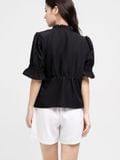  Áo kiểu nữ  Ruffled V-neck  A1-003 