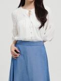 Áo kiểu Ribbon Puff Blouse A1-039