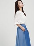 Áo kiểu Ribbon Puff Blouse A1-039