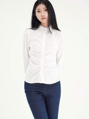  Áo kiểu Lace Ruffle Top A1-042 