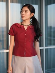  Áo kiểu Lace Petal A1-054 