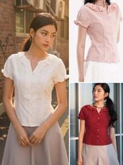  Áo kiểu Lace Petal A1-054 