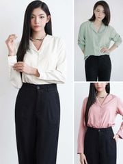  Áo Wing Collared Blouse A2-004 