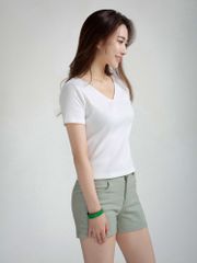  Áo thun Ribbed V-neck A3-010 