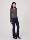  Áo thun nữ  Lace Ribbed Top  A3-038 