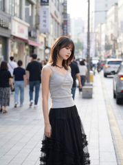  Váy Frill Tulle B3-047 