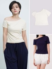  Áo thun Half Off-shoulder A3-057 