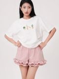  Quần ngắn nữ  Ruffle Cotton Shorts  B2-014 