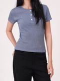  Áo thun nữ  Ribbed Top  A3-059 