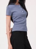 Áo thun nữ  Ribbed Top  A3-059 