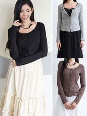  Áo Mellow Cardigan A3-064 