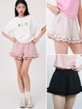  Quần ngắn nữ  Ruffle Cotton Shorts  B2-014 