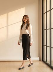  Váy Tucked Long Skirt B3-001 