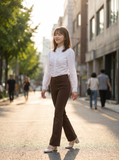 Áo kiểu Lace Ruffle Top A1-042