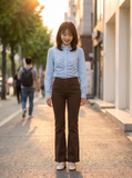 Áo kiểu Lace Ruffle Top A1-042