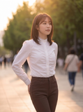 Áo kiểu Lace Ruffle Top A1-042