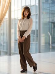  Áo kiểu nữ  Ruffle Crinkle  A1-001 