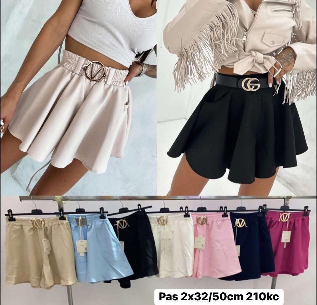 Sukně s kratásy uvnitř 200kc