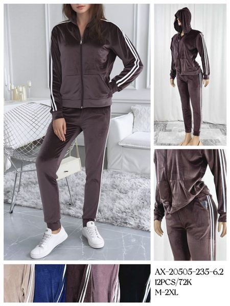  Semišové teplákové soupravy (210kc 12ks) 