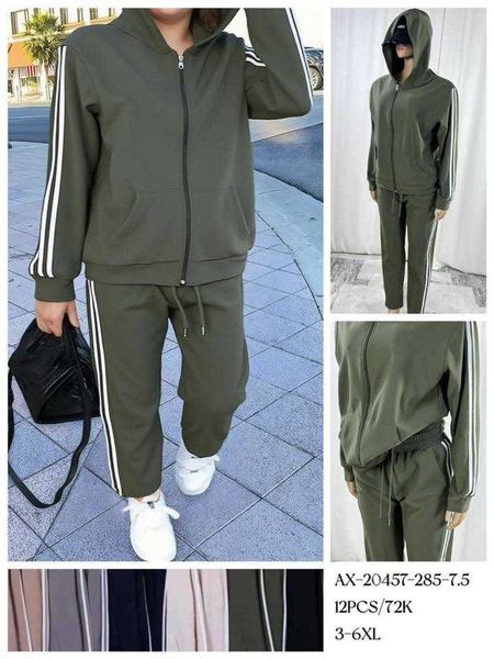  Teplákové soupravy PLUS SIZE (210kc 12ks) 