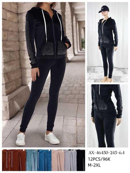  Semišové teplákové soupravy (210kc 12ks) 