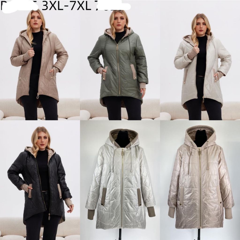 PODZIMNI BUNDA 3XL-7XL(520KC 5KS)