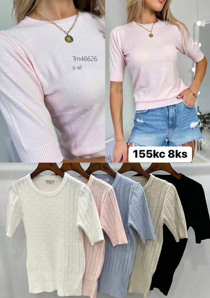 Svetr s krátkým rukávem (155kc 8ks)