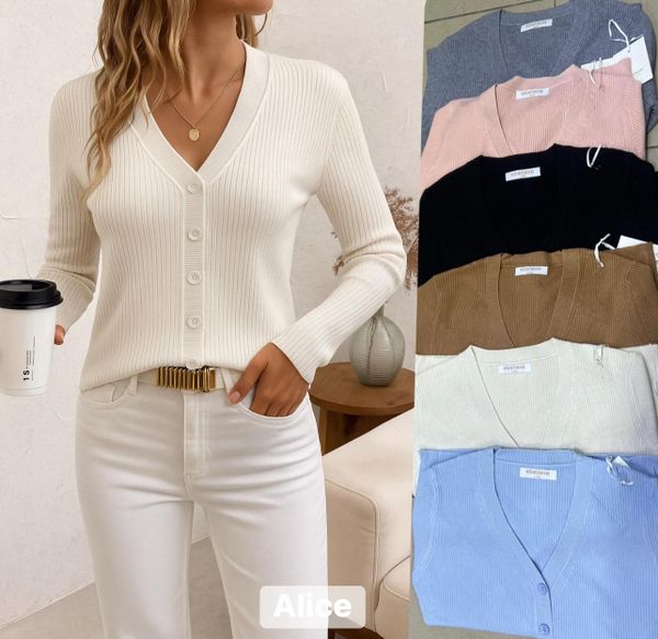  kardigan s knoflíky (185kc 8ks) 