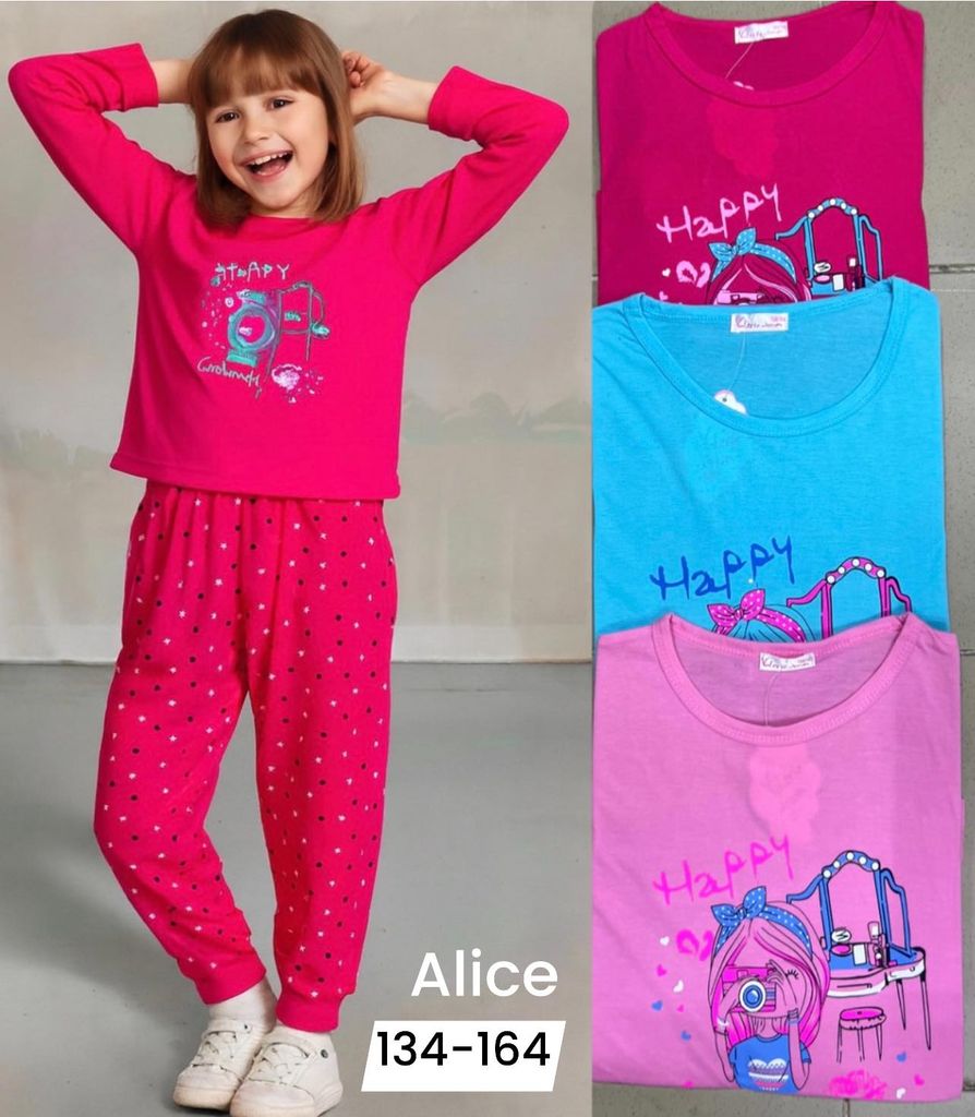 DÍVČÍ PYŽAMO 134-164(125KC 12KS)