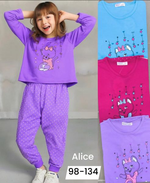  DÍVČÍ PYŽAMO 98-134 (115KC 12KS) 