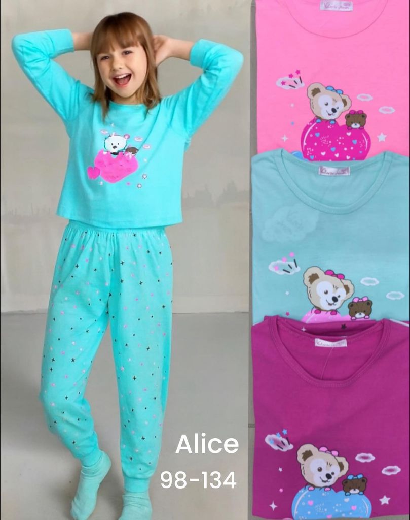 DÍVČÍ PYŽAMO 98-134 (115KC 12KS)