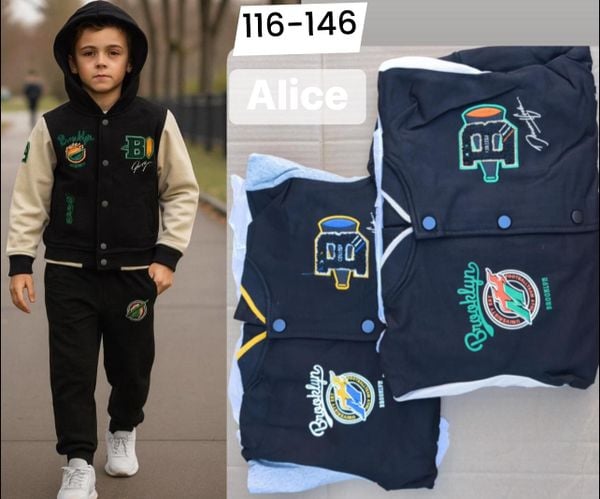  Chlapecka tepláková souprava 116-146 (265kc 12ks) 