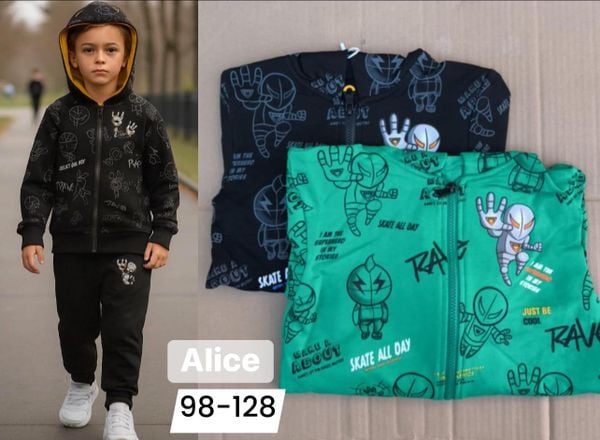  Chlapecka tepláková souprava 98-128 (240kc 12ks) 