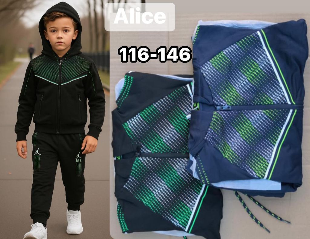 Chlapecka tepláková souprava 116-146 (255kc 10ks)