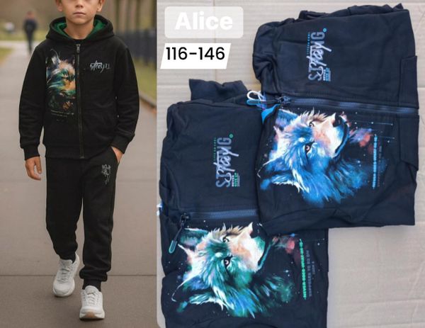  Chlapecka tepláková souprava 116-146 (225kc 12ks) 