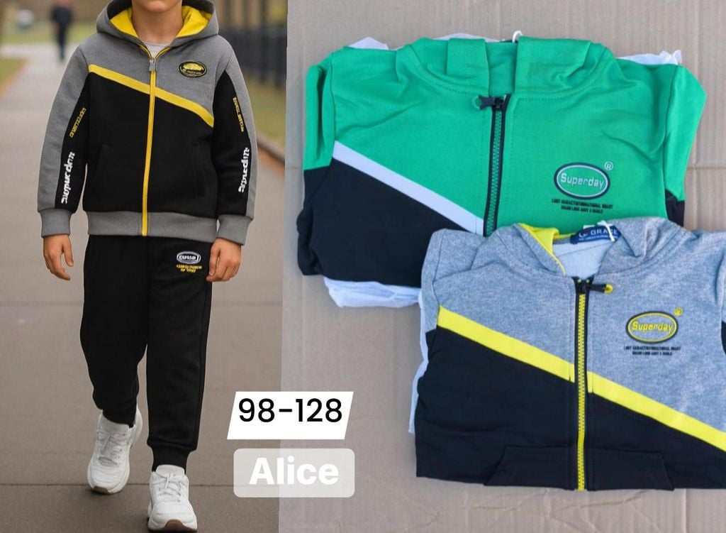 Chlapecka tepláková souprava 98-128 (260kc 12ks)