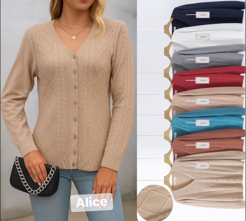 kardigan s knoflíky (160kc 8ks)