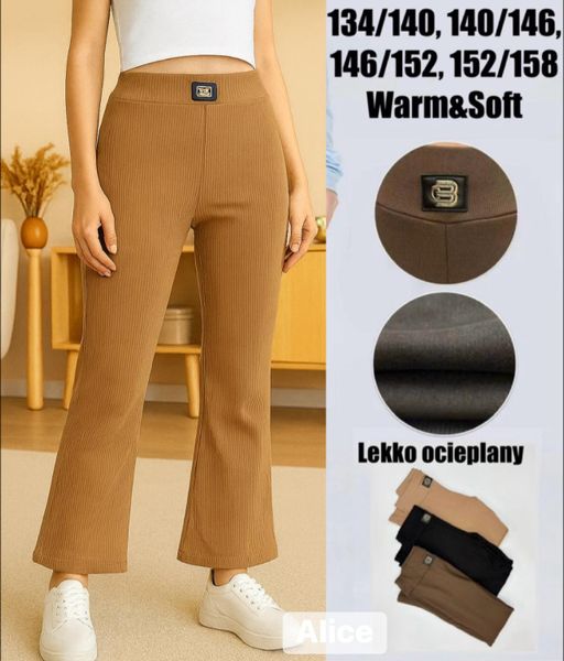  Leginy zebrovane zateplene zvonove 134-158 (105kc 12ks) 