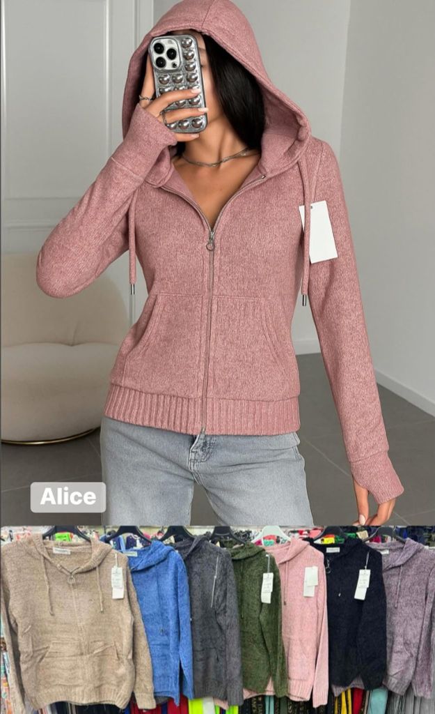 Ňuňavé svetříky SE ZIPEM (170KC 12KS)