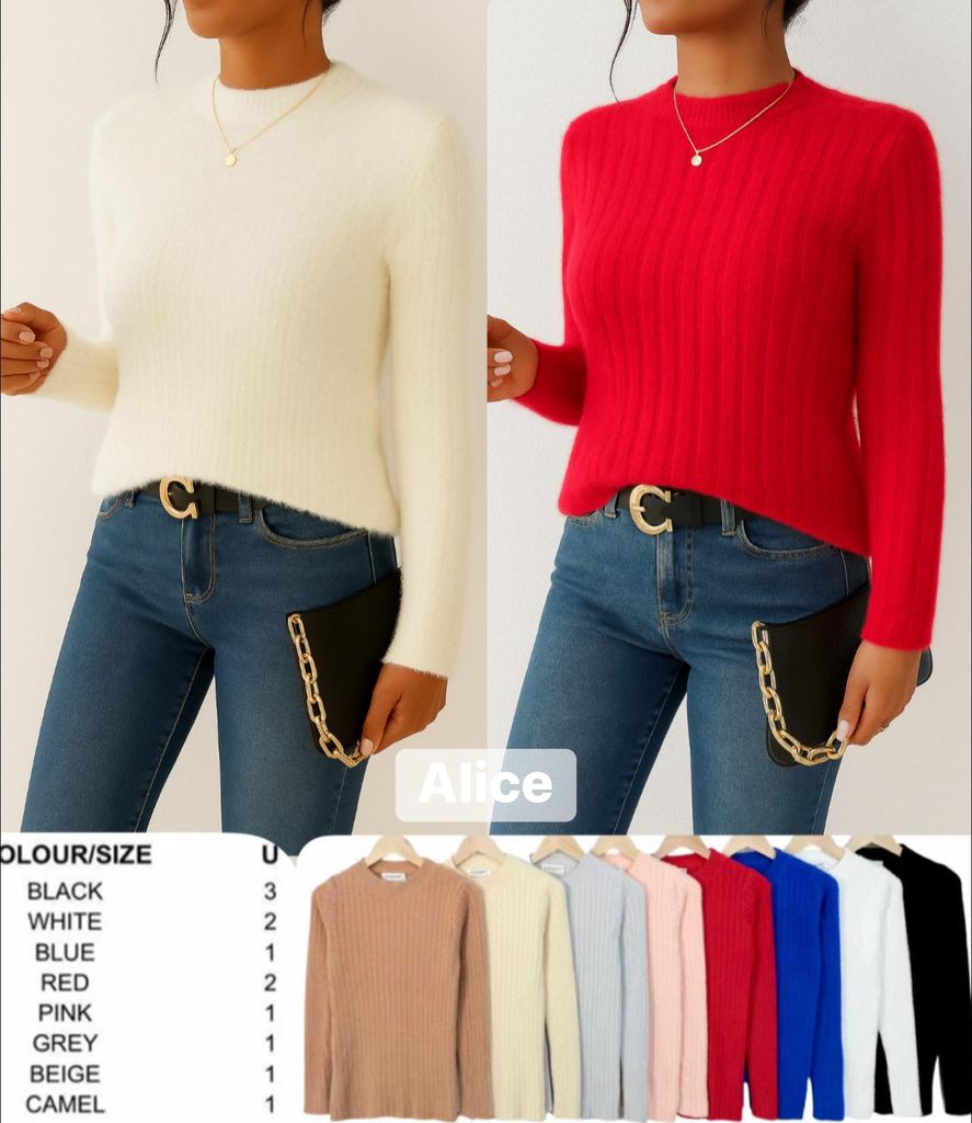 chlupatý svetr 140kc 12ks