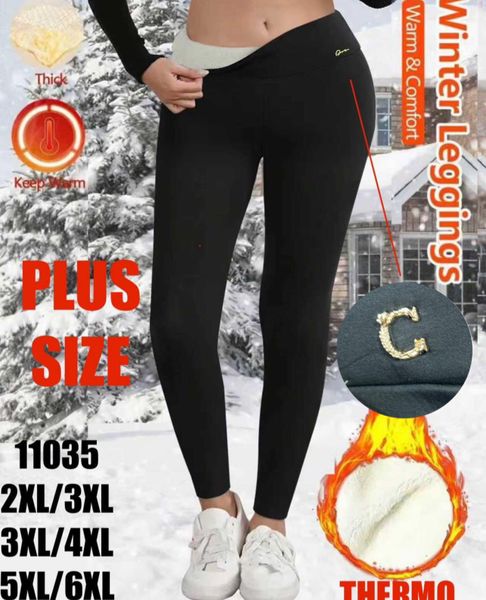  legíny s ovečkovym kožíškem 2XL-6XL 135KC 12KS 