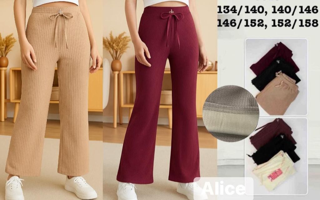 Kalhoty zateplene divci 134-158 (110kc 12ks)