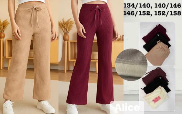  Kalhoty zateplene divci 134-158 (110kc 12ks) 