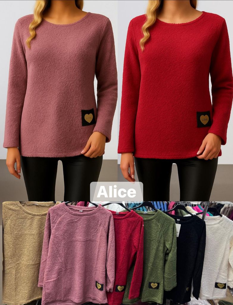 chlupatá mikina 120kc 12ks