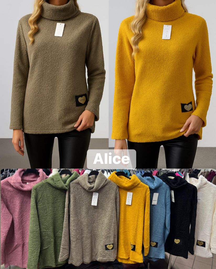 chlupatá mikina 120kc 12ks