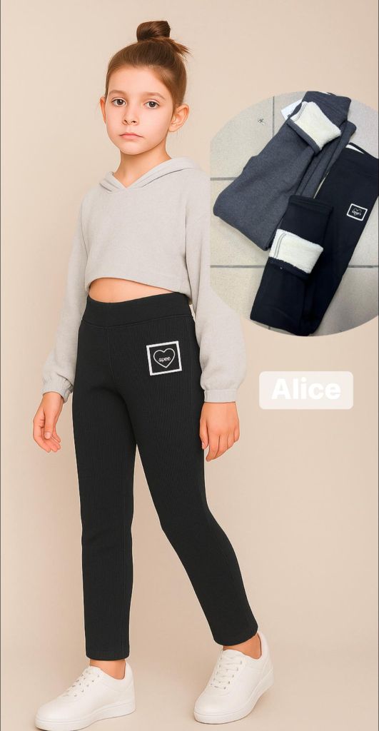 Termo zimní leginy divci s ovečkovym kožíškem (130kc 14ks)