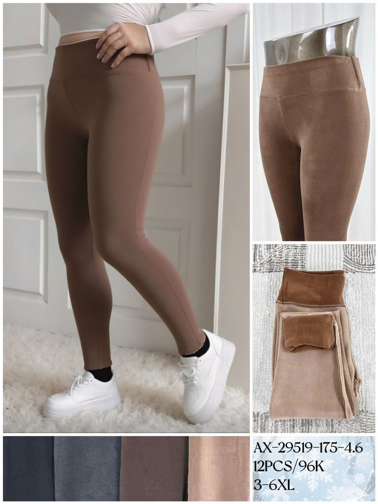 Zateplené legíny 3XL-6XL 145kc 12ks