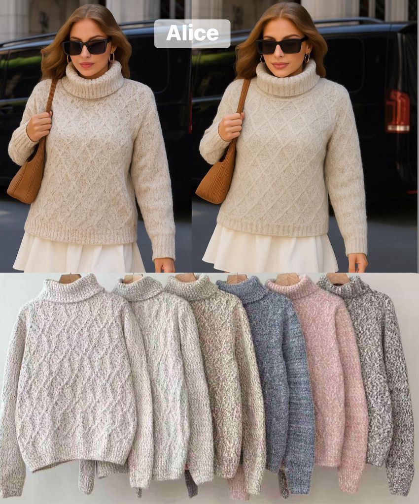 Ňuňavé svetříky 150kc 12ks