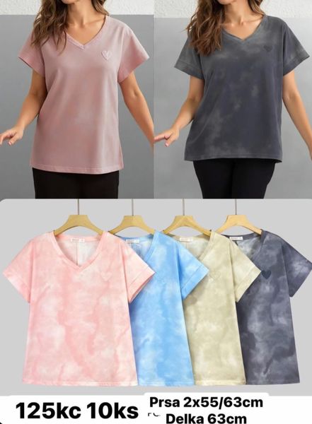  Tricko s kratkym rukavem 125kc 10ks 